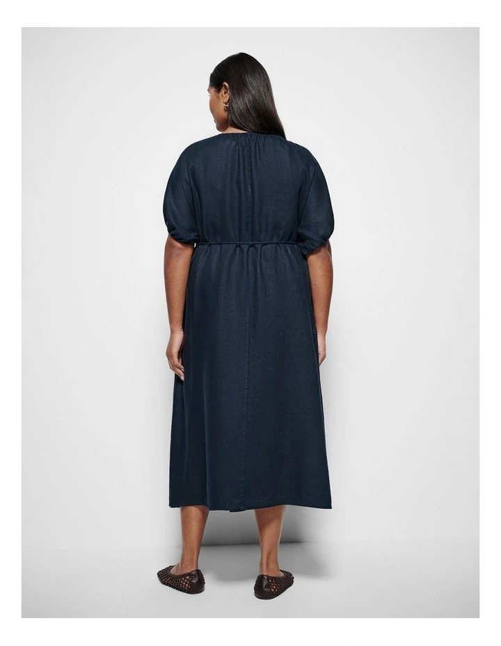 Belinda Dress in Navy image 3