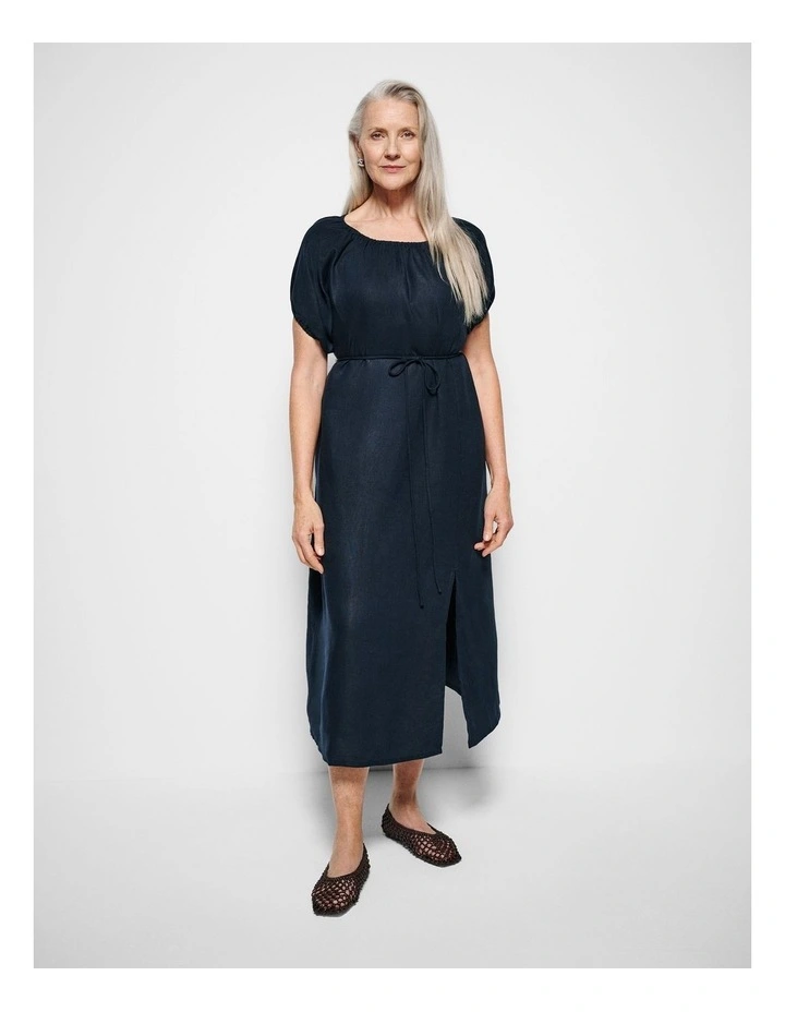 Belinda Dress in Navy image 5