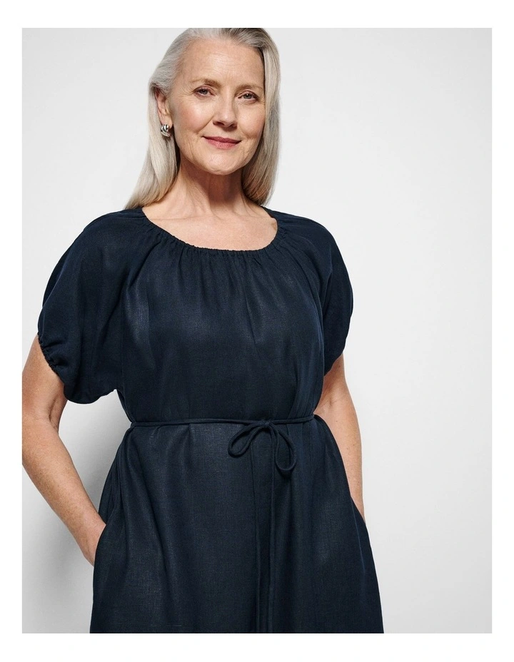 Belinda Dress in Navy image 6