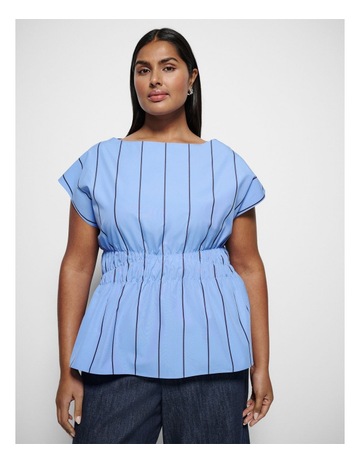 Cornflower Multi Stripe colour