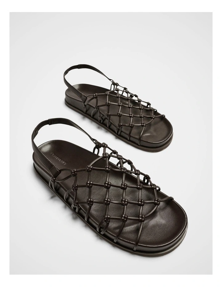 Noah Woven Footbed S in Chocolate image 3