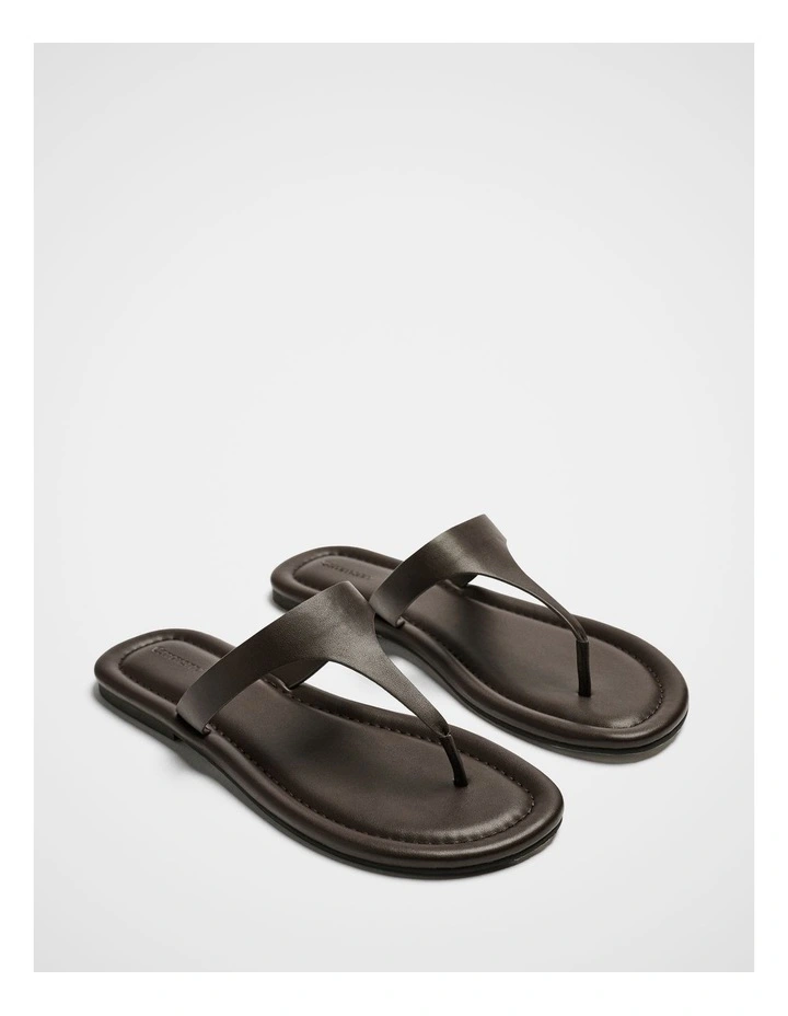 Vera T Bar Thong in Chocolate image 1