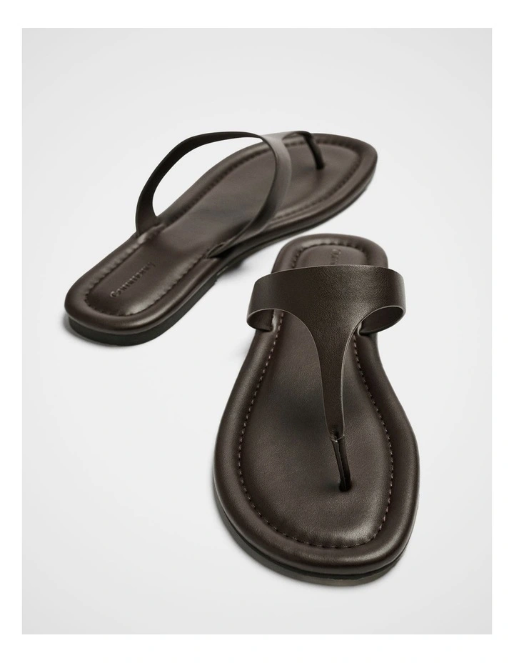 Vera T Bar Thong in Chocolate image 4