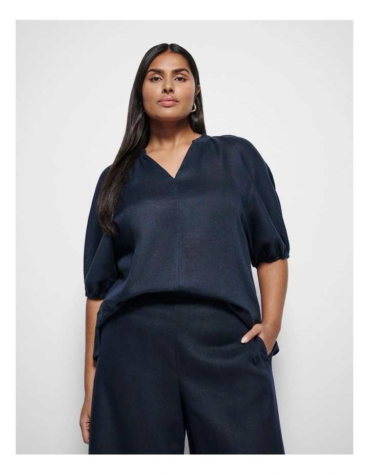 Belinda Blouse in Navy image 1