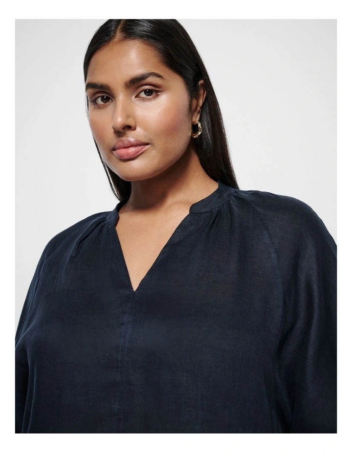 Belinda Blouse in Navy image 2