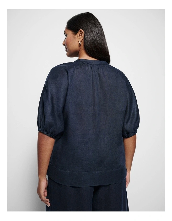 Belinda Blouse in Navy image 3
