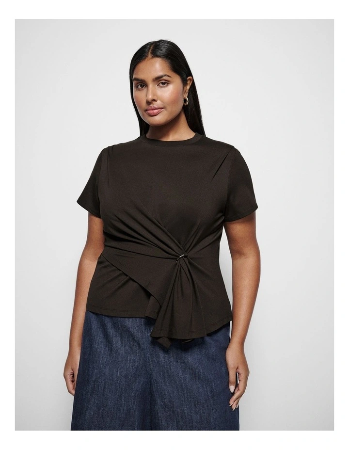 Nova Tee in Bitter Chocolate image 1
