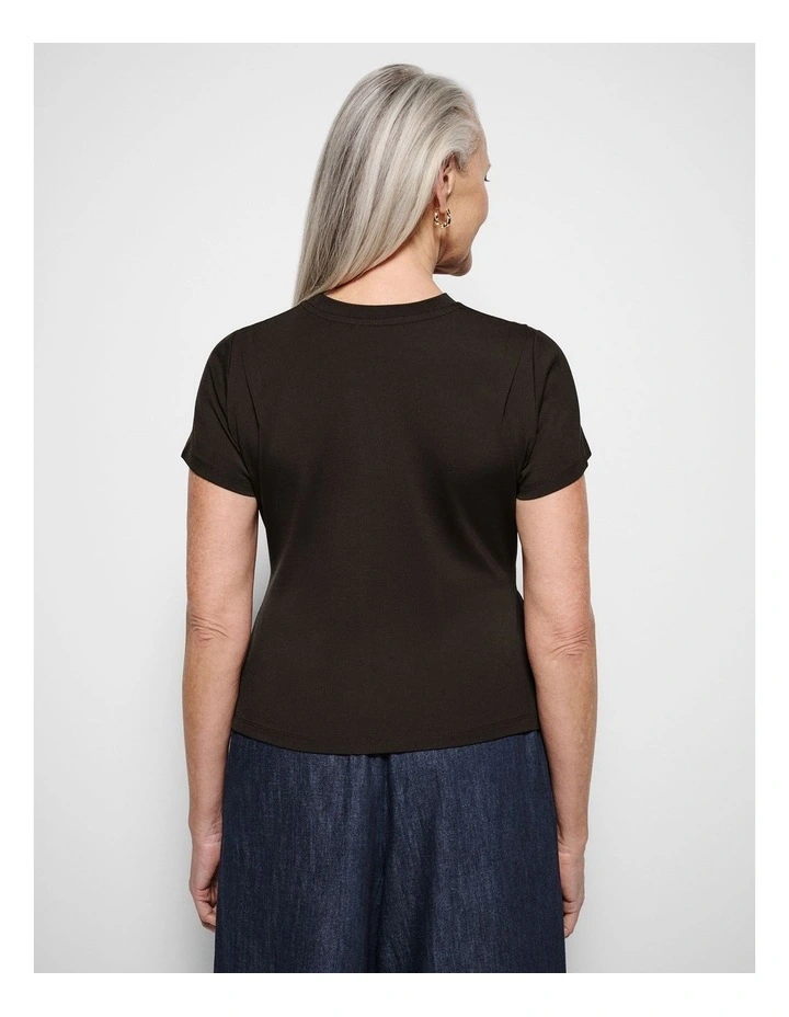 Nova Tee in Bitter Chocolate image 7