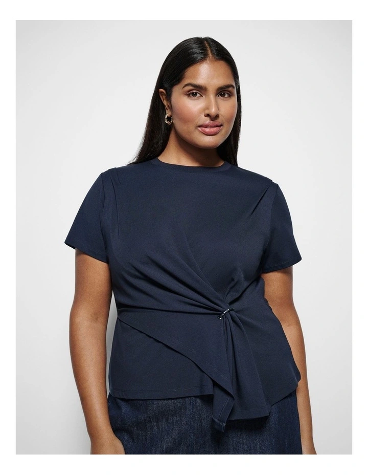 Nova Tee in True Navy image 1