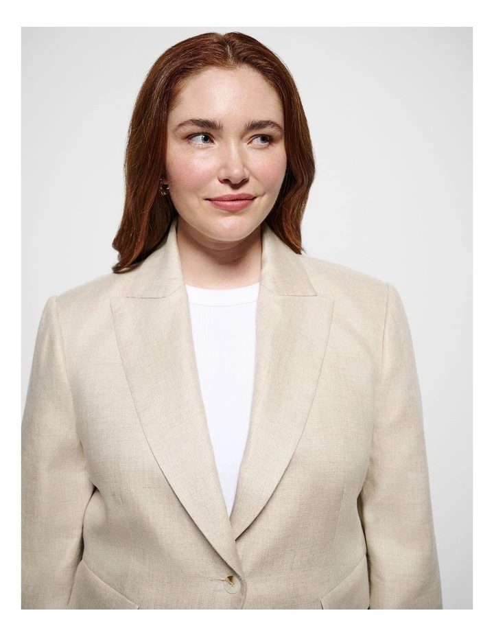 Harriet Blazer in Flax image 2