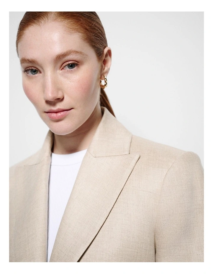 Harriet Blazer in Flax image 6