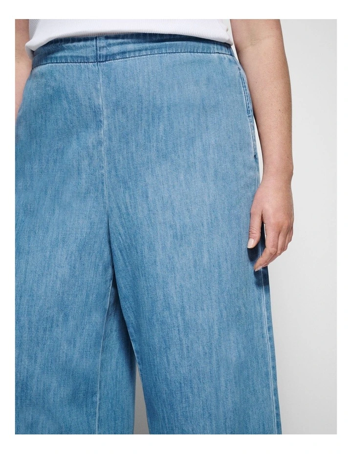 Bella Pant in Light Chambray image 3