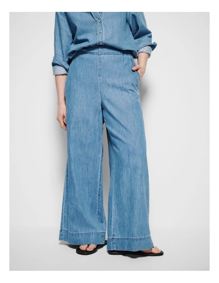 Bella Pant in Light Chambray image 6