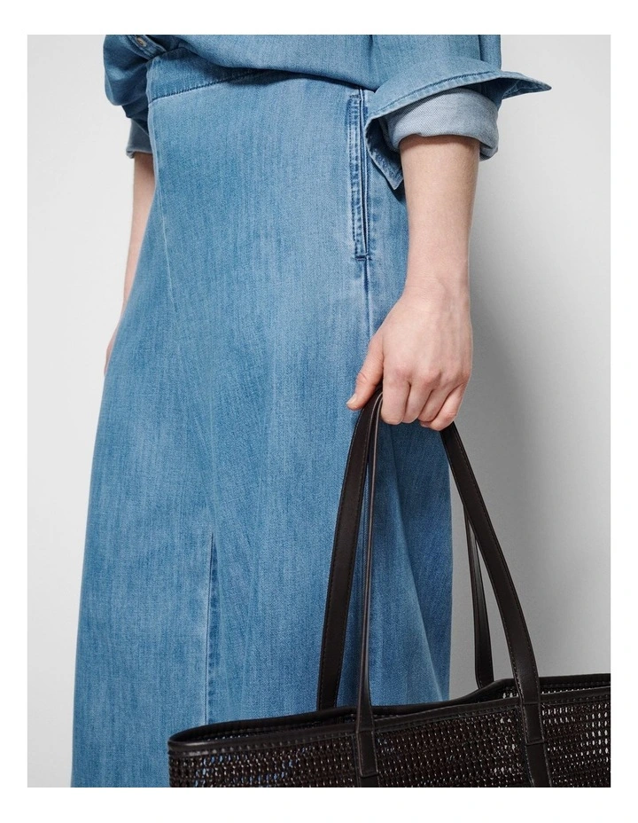 Bella Pant in Light Chambray image 7
