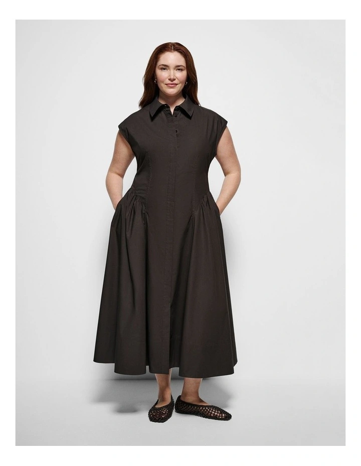 Sloane Dress in Bitter Chocolate image 1