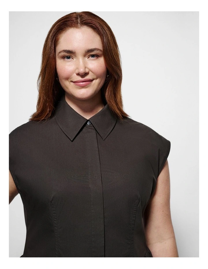 Sloane Dress in Bitter Chocolate image 2