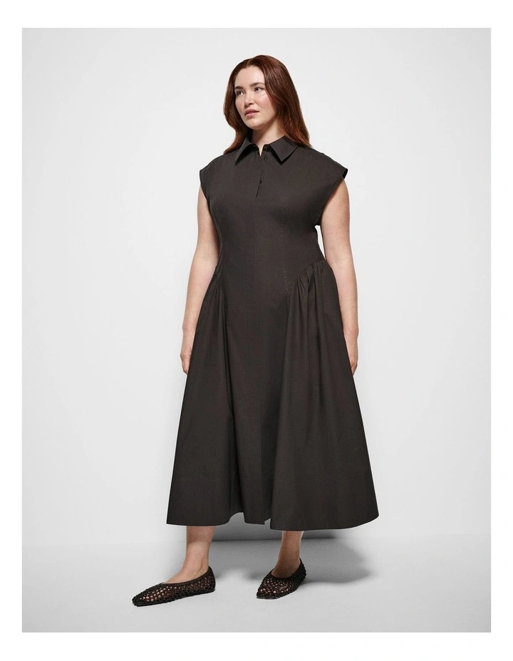 Sloane Dress in Bitter Chocolate image 4