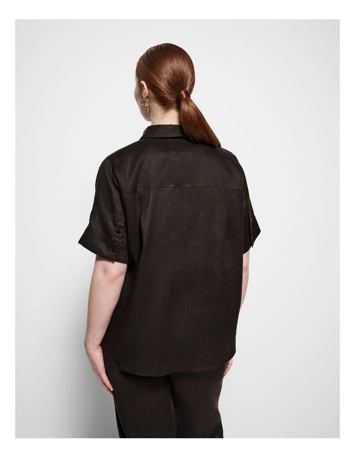 Lola Shirt in Bitter Chocolate image 6