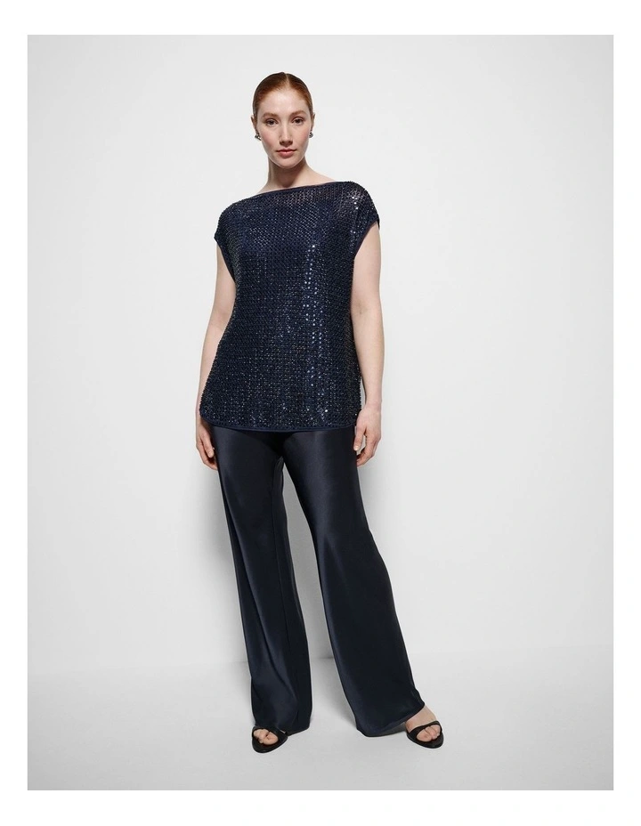Gigi Top in Classic Navy image 7