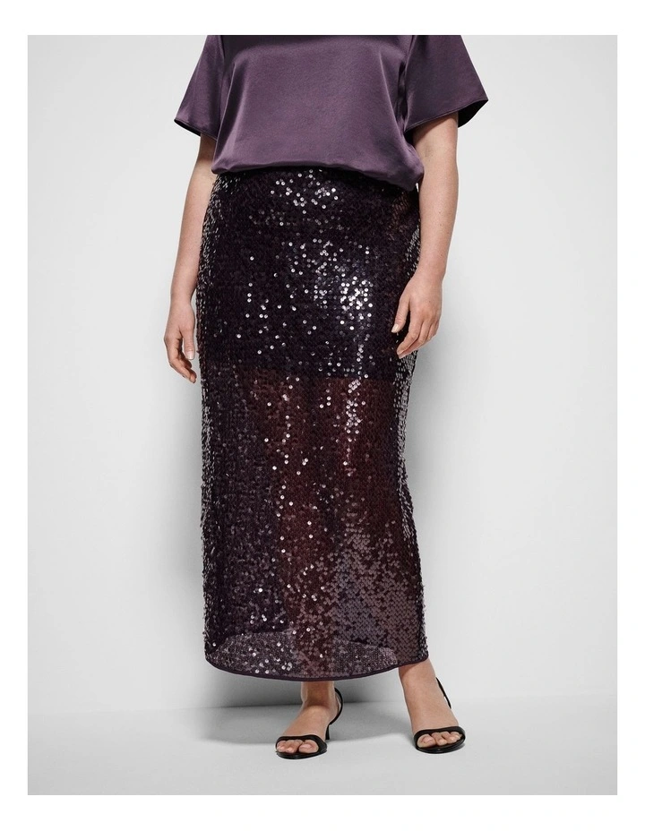 Everett Skirt in Aubergine image 2