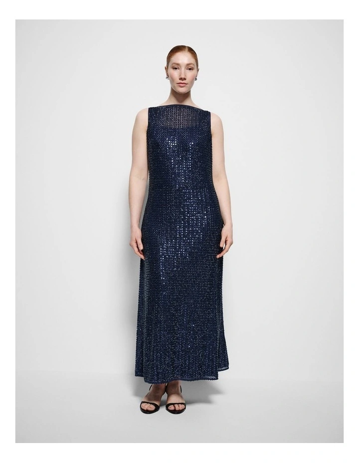 Gigi Dress in Classic Navy image 5