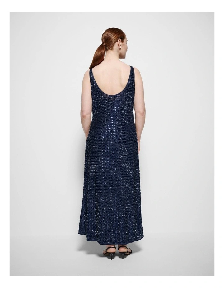 Gigi Dress in Classic Navy image 7