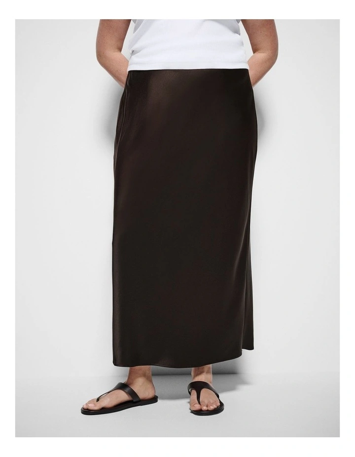 Tilly Skirt in Bitter Chocolate image 2