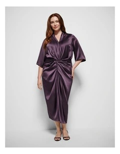 Beatrice Dress in Aubergine