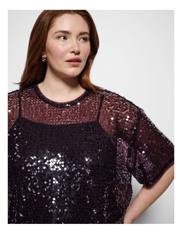 Everett Top in Aubergine image 2