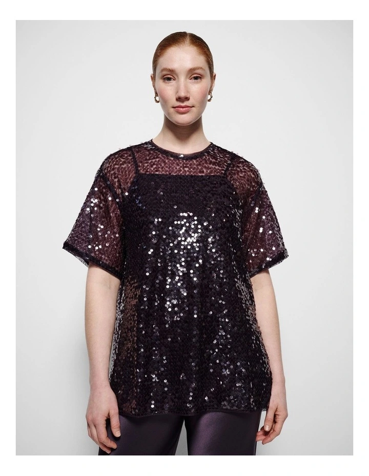 Everett Top in Aubergine image 5
