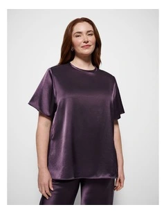 Elodie Top in Aubergine