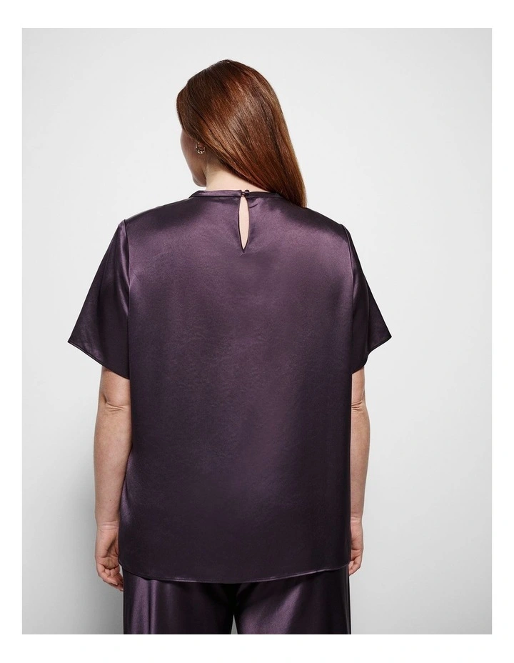 Elodie Top in Aubergine image 3
