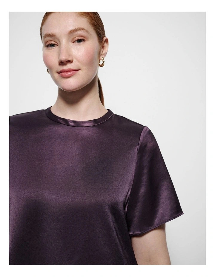 Elodie Top in Aubergine image 6