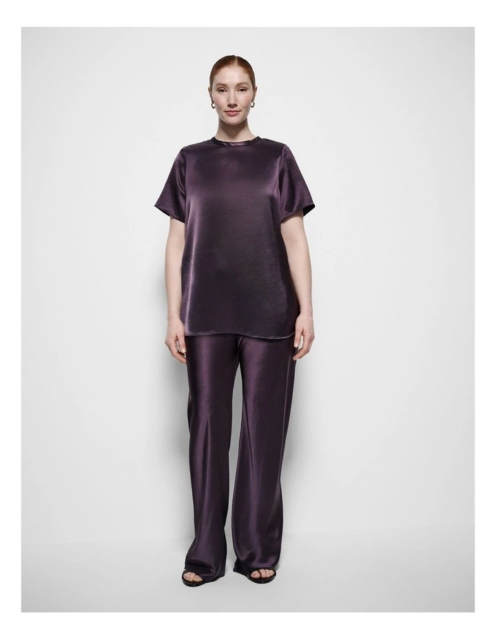 Elodie Top in Aubergine image 7