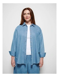 Theresa Shirt in Light Chambray
