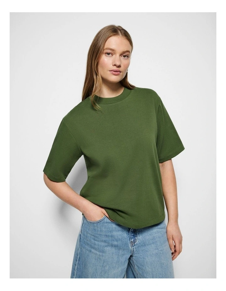 Modern Tee in Leaf Green image 1