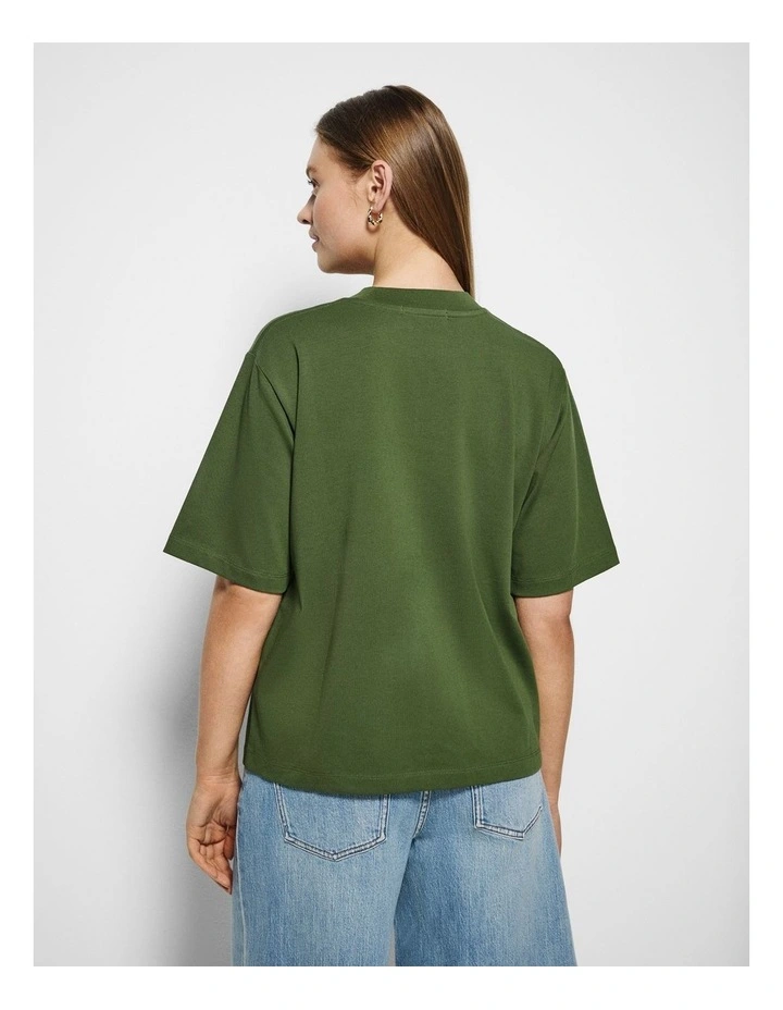 Modern Tee in Leaf Green image 3