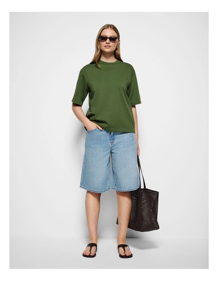 Modern Tee in Leaf Green image 4