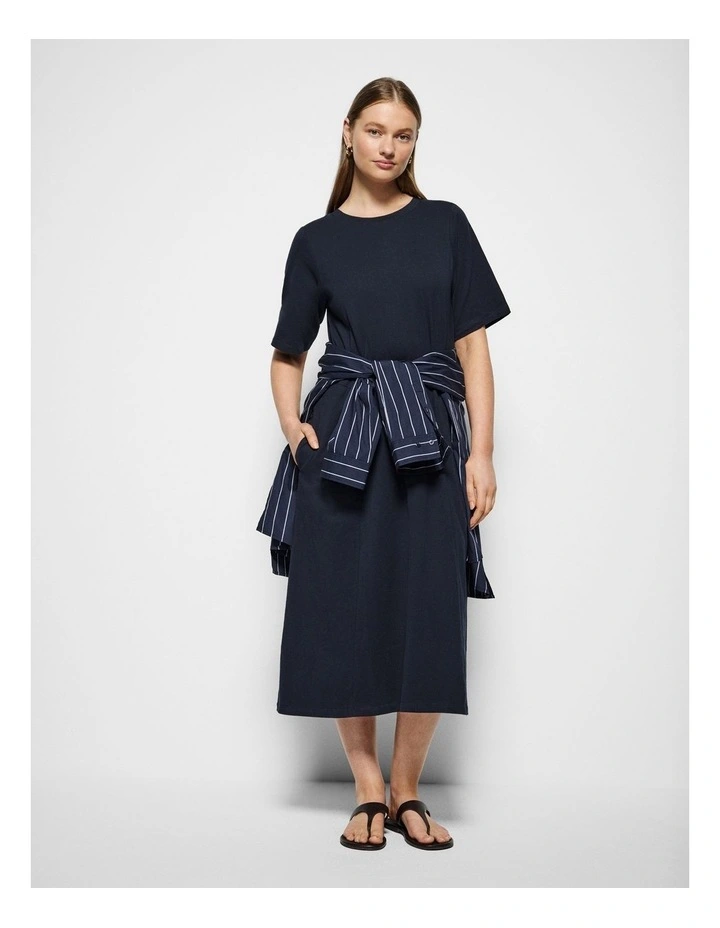 Remi Dress in True Navy image 4