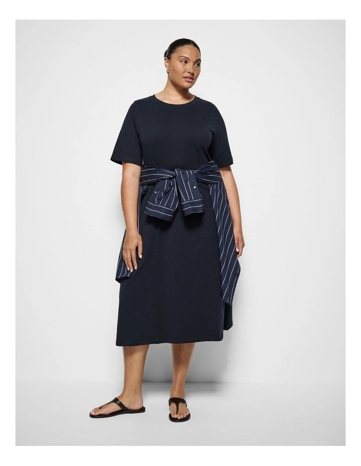 Remi Dress in True Navy image 5
