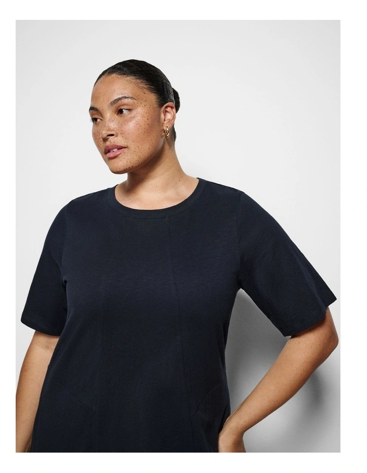 Remi Dress in True Navy image 6