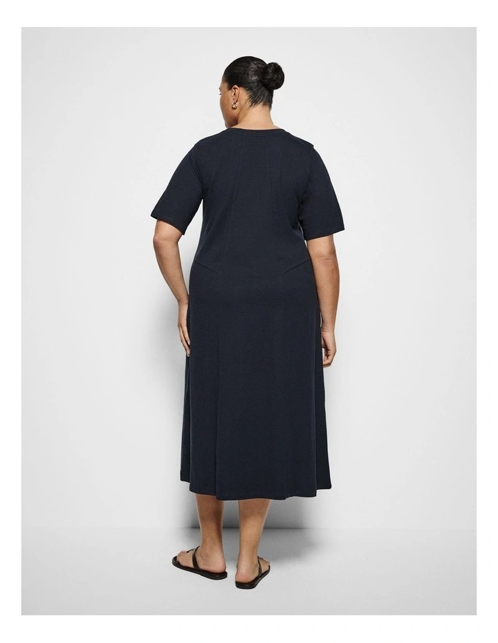 Remi Dress in True Navy image 7