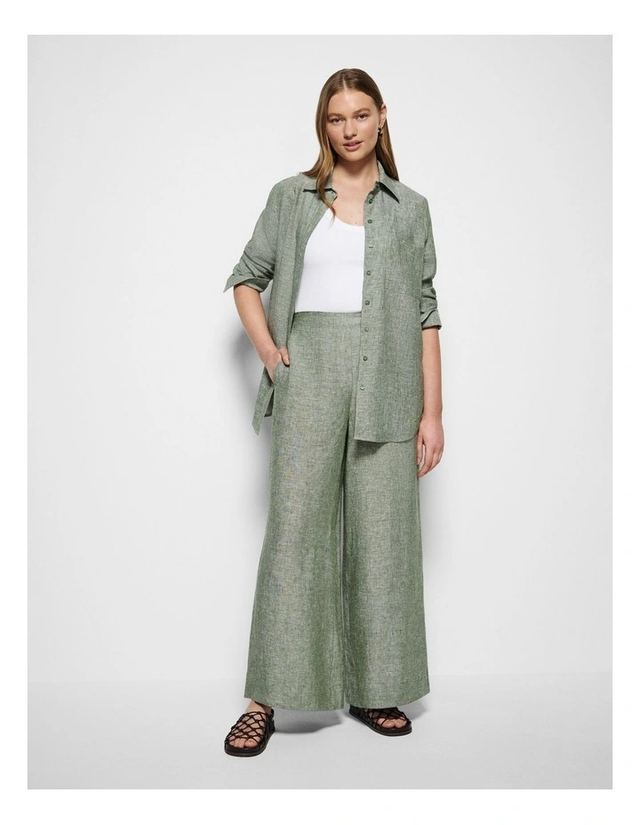 Pocket Linen Shirt in image 4