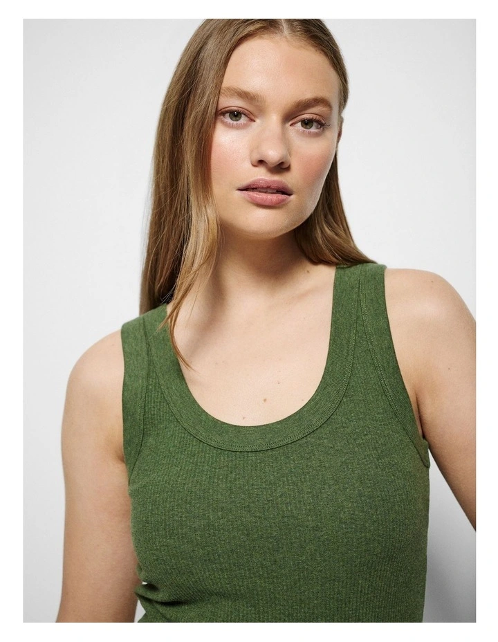 The Cotton Rib Tank in image 2