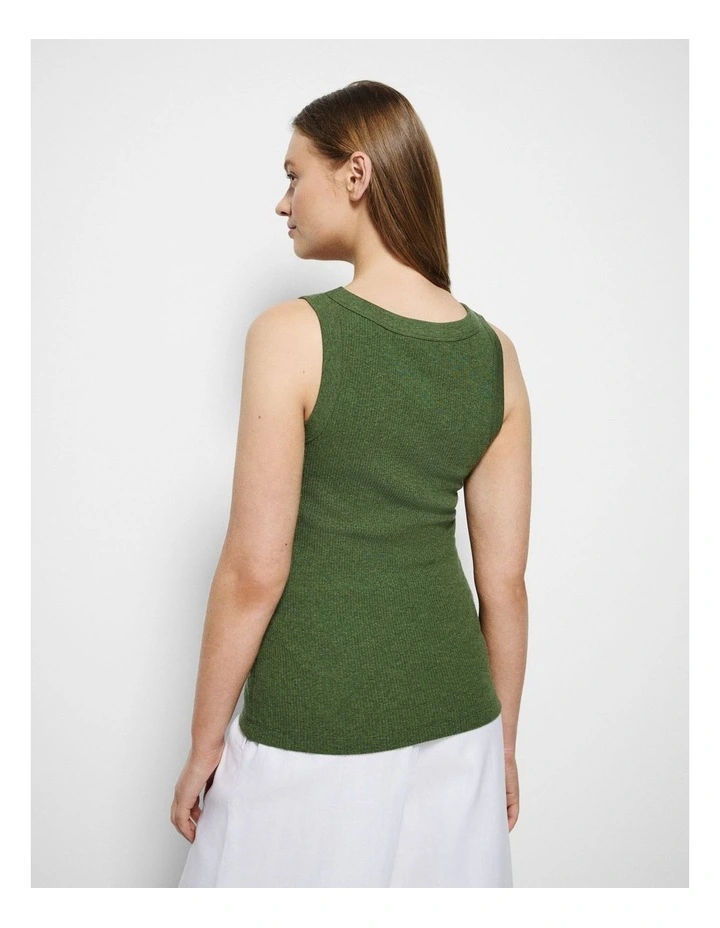 The Cotton Rib Tank in image 3