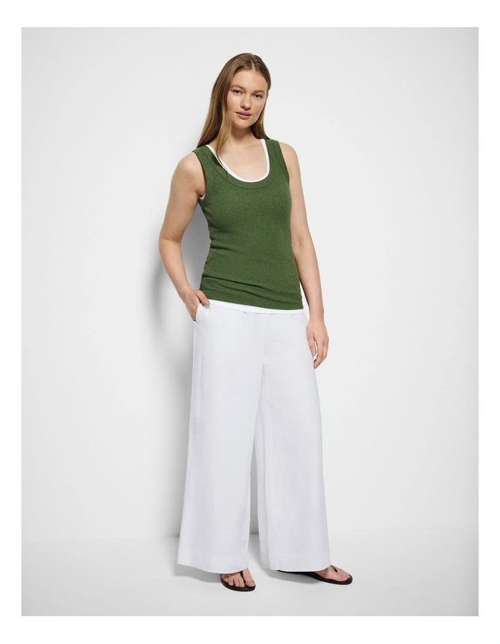 The Cotton Rib Tank in image 4