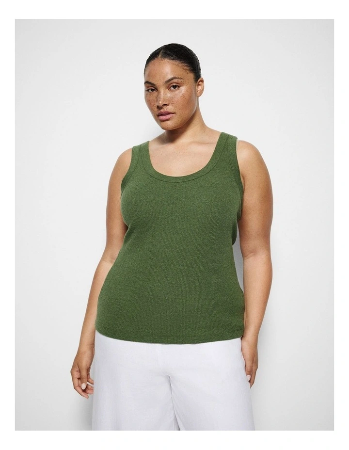 The Cotton Rib Tank in image 5
