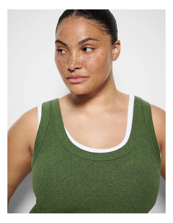 The Cotton Rib Tank in image 6