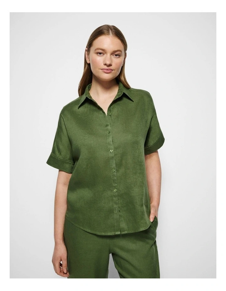 Lola Shirt in Leaf Green image 1