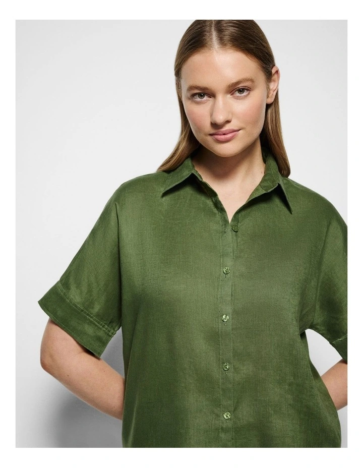 Lola Shirt in Leaf Green image 2